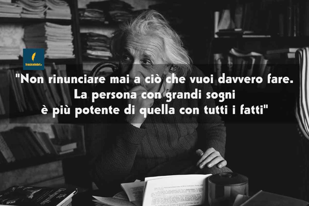 Frasi di Einstein sui sogni