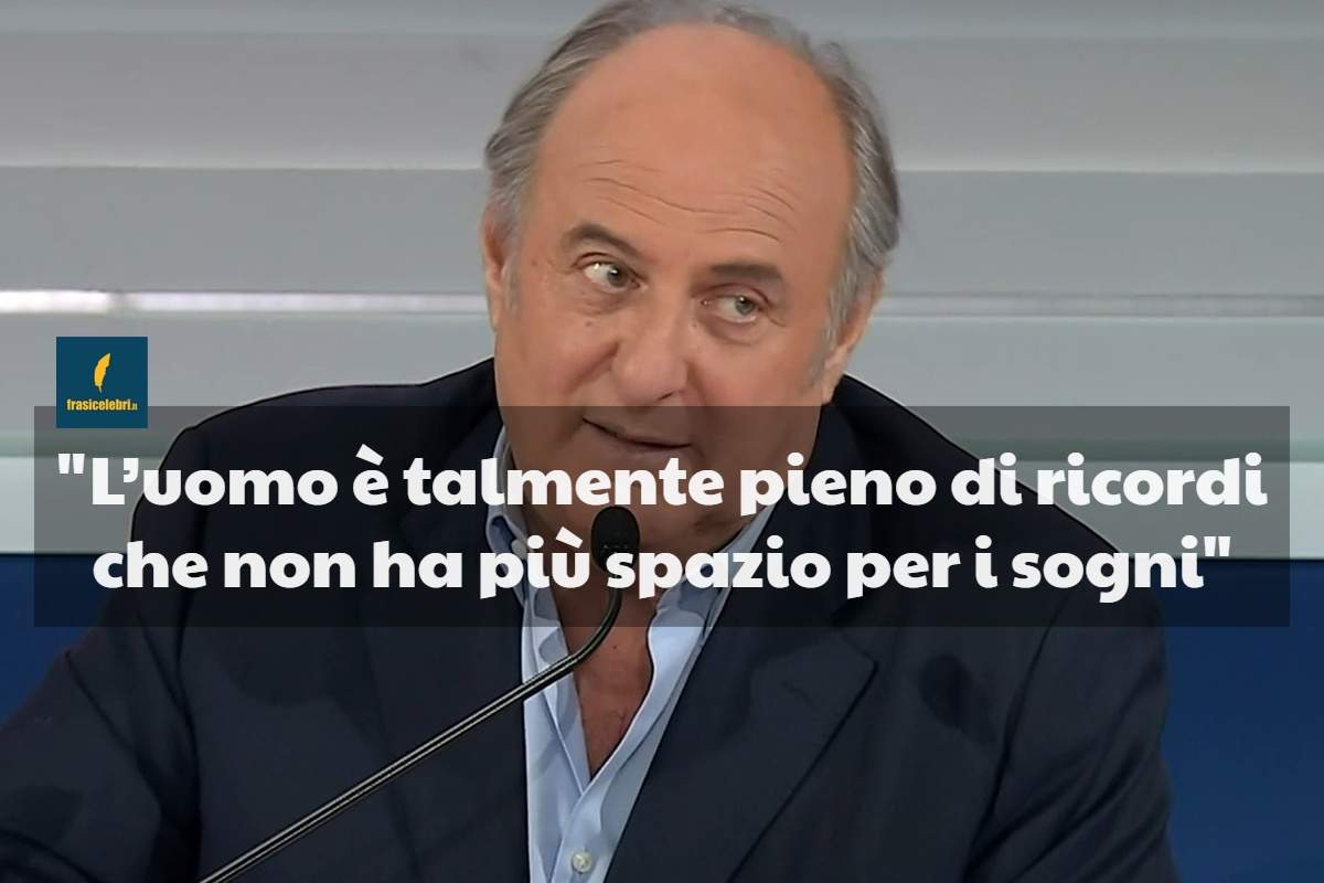 Frasi di Gerry Scotti sui ricordi