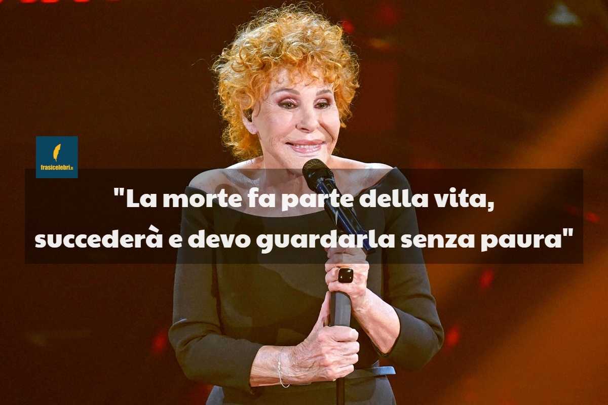 La frase profonda con cui ci saluta Ornella Vanoni