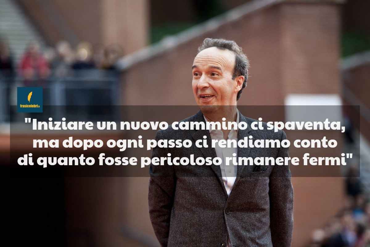 Frasi di Roberto Benigni sul coraggio