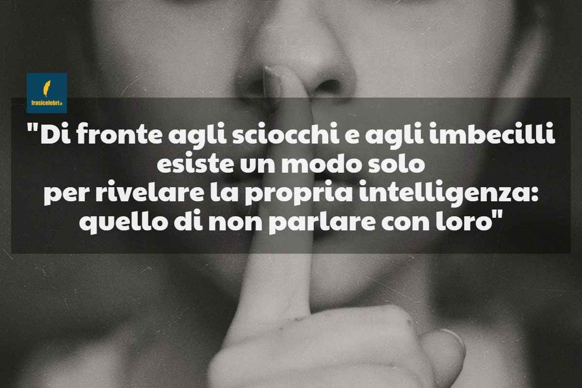La frase di Schopenhauer che allontana gli imbecilli
