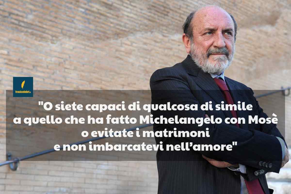 La frase di Galimberti che rischia di mandare all'aria migliaia di nozze