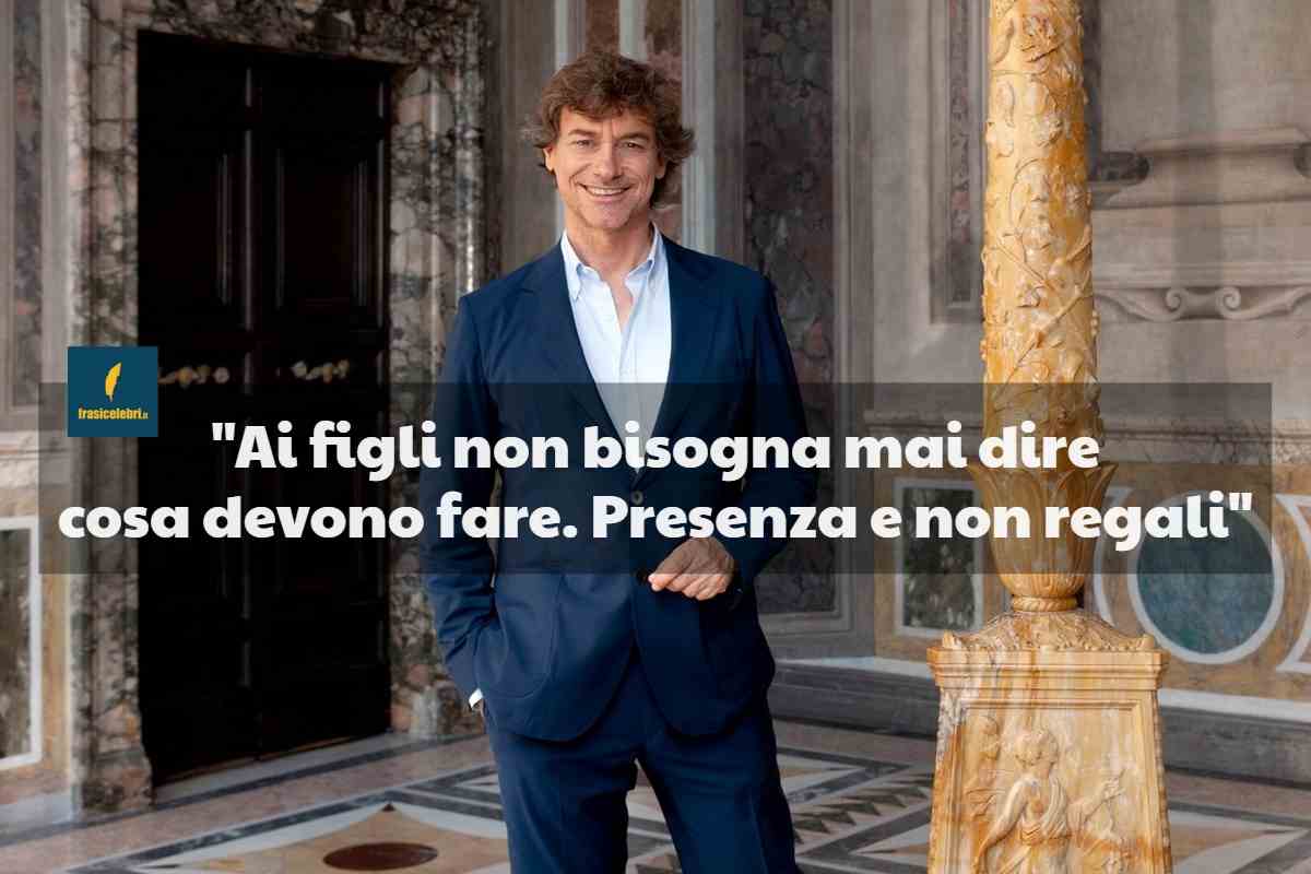 frase di Alberto Angela sui figli