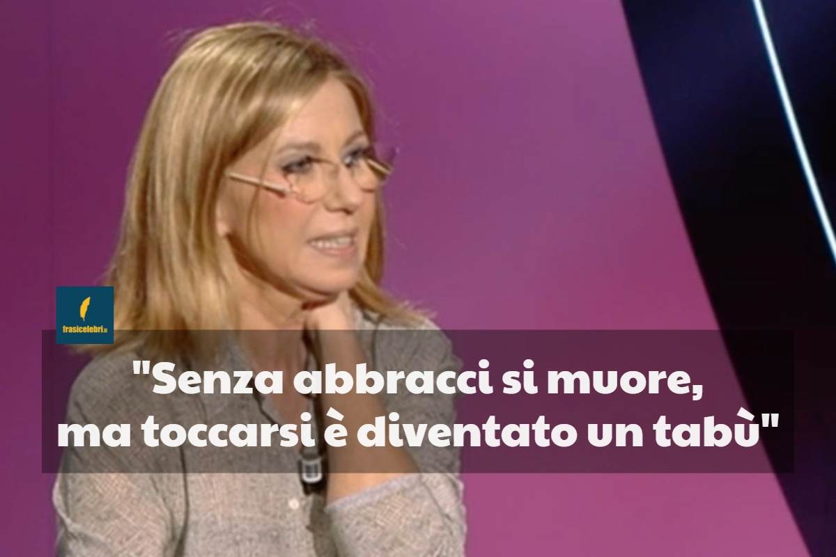 frase di Concita Di Gregorio sugli abbracci