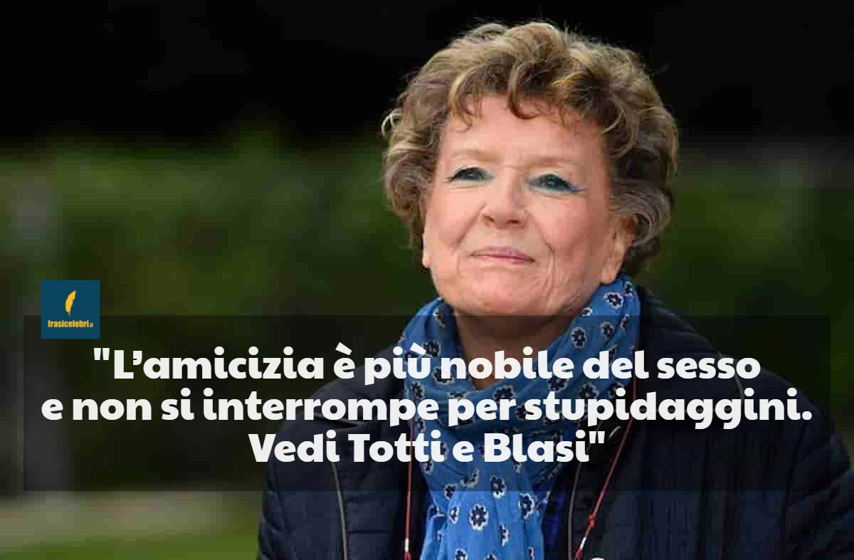 La dura frase di Dacia Maraini sull’amicizia