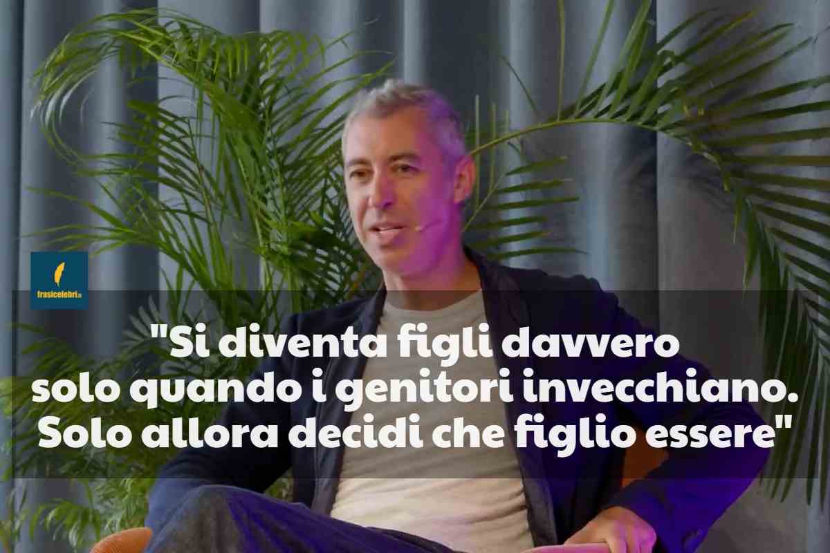 frase di Paolo Kessisoglu sui figli con genitori anziani