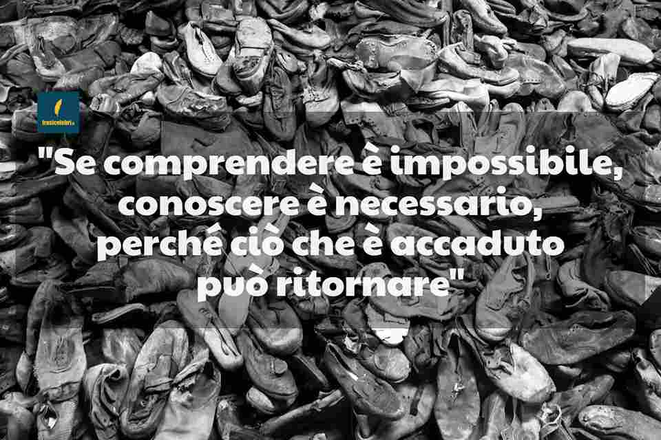 Frasi di Primo Levi sull’olocausto