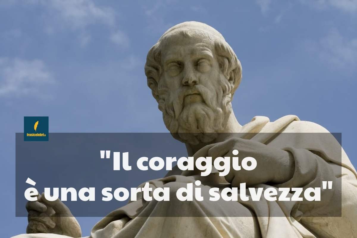 Frasi di Platone sul coraggio