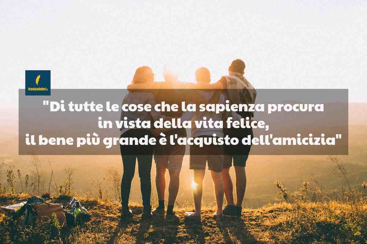 Frasi di Epicuro sull’amicizia