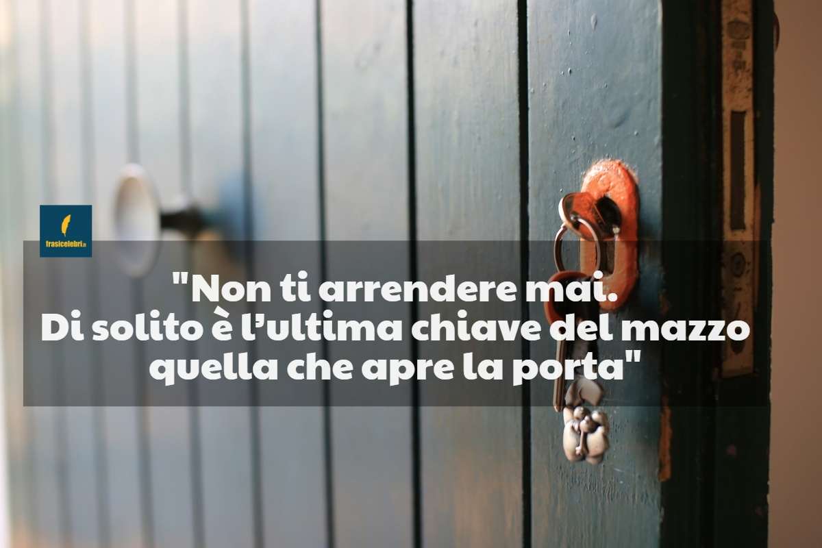 frase di Paulo Coelho che ci sprona a non arrenderci