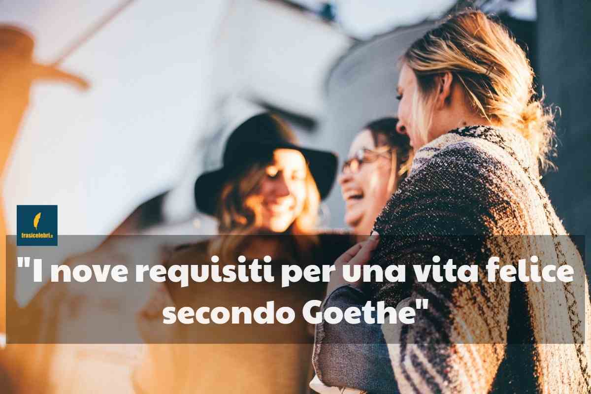 Frasi di Goethe sulla felicità