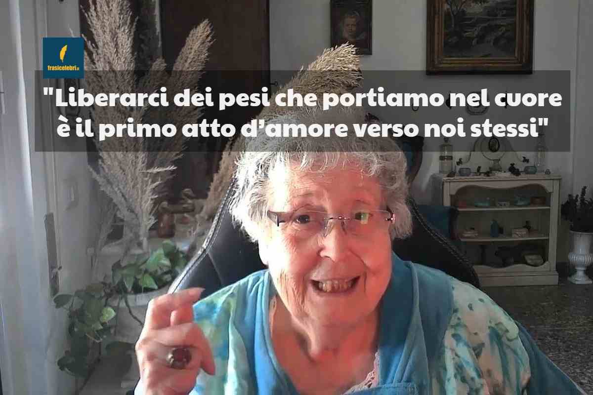 frase di Gabriella Tupini che aiuta a liberarsi dai pesi sul cuore