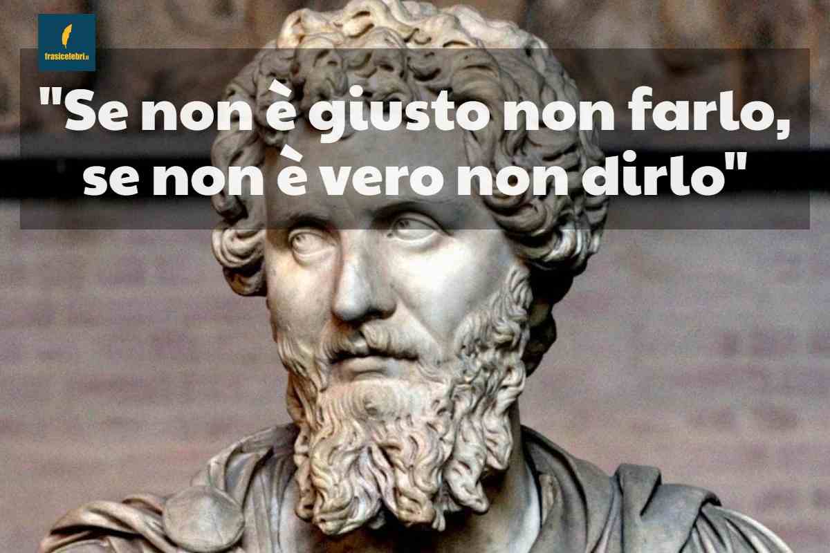 frase di Marco Aurelio che salva faccia e relazioni