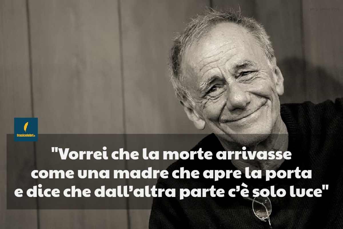 frase con la quale Vecchioni ci vorrà salutare per sempre