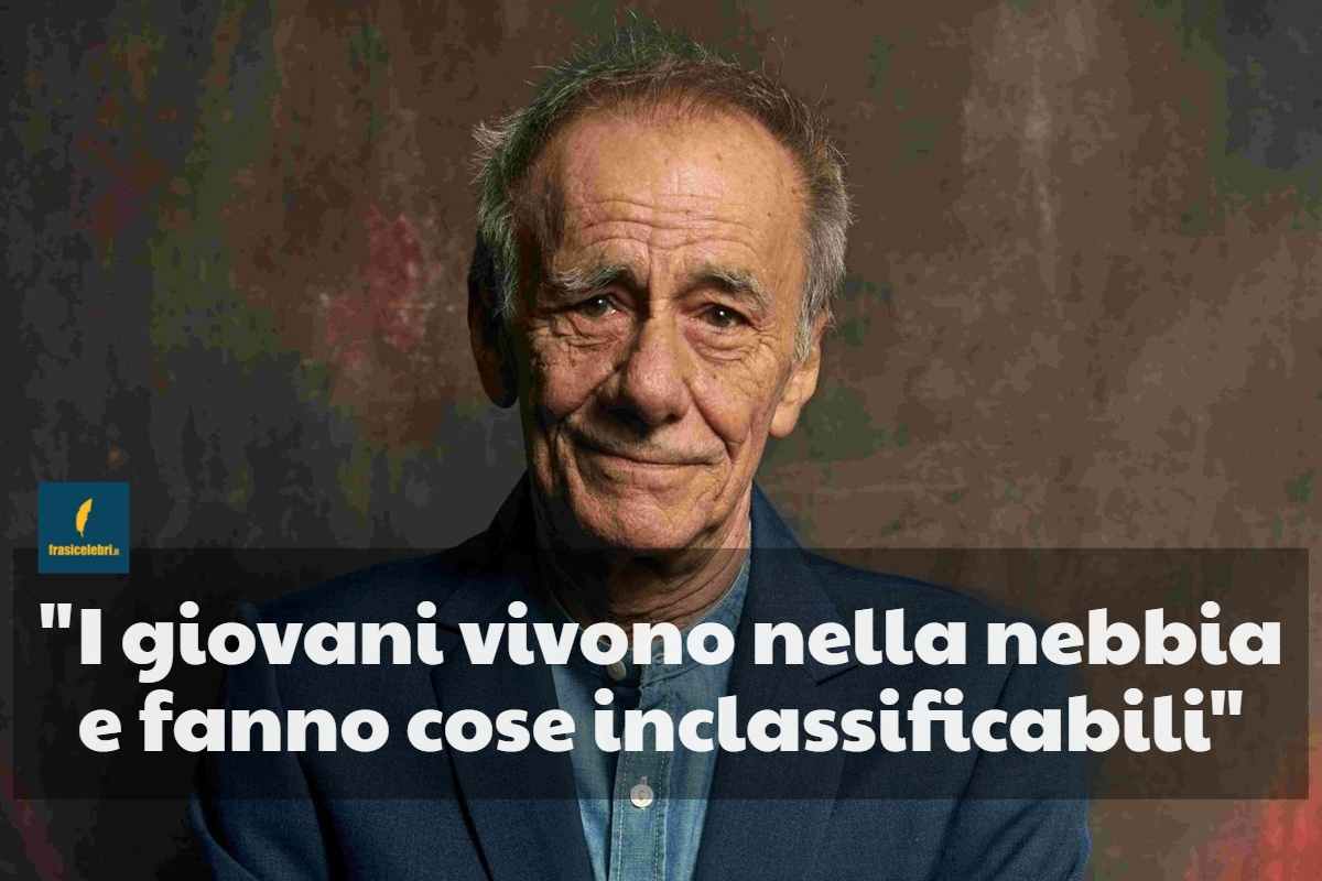 frase di Vecchioni sul disagio dei giovani