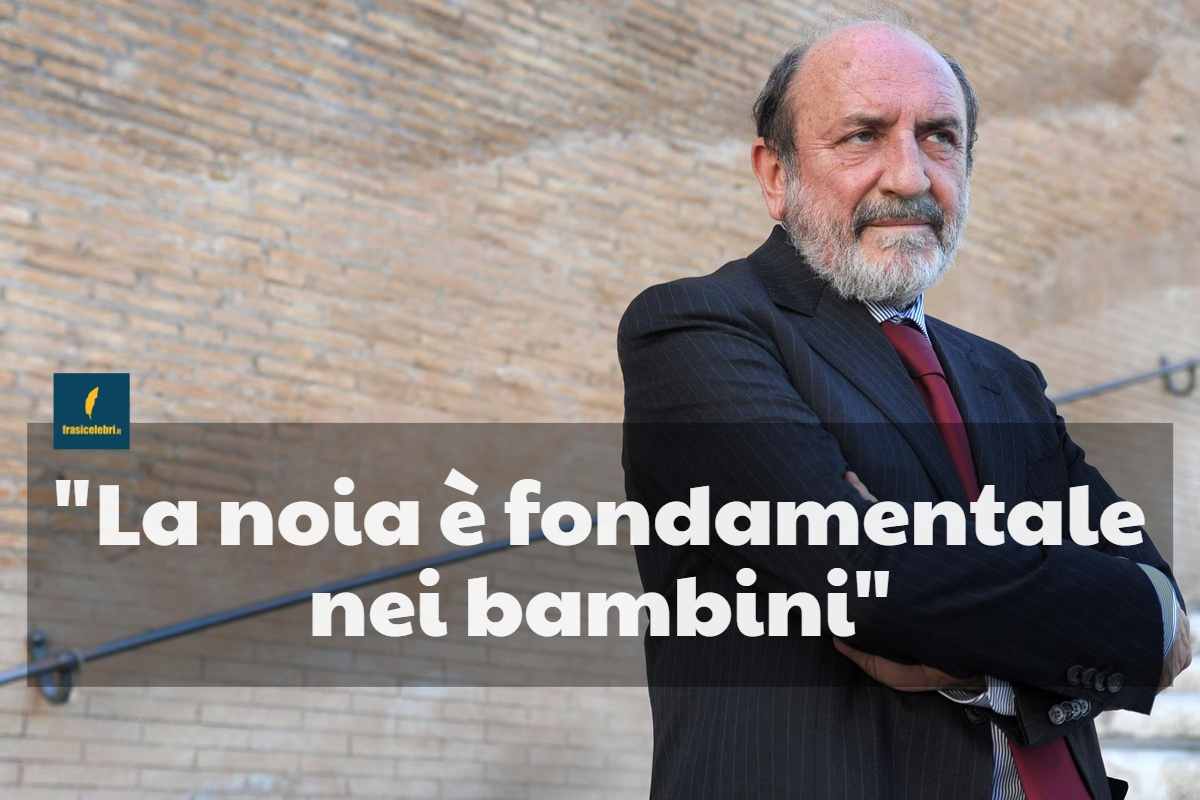 Una frase di Galimberti sui bambini iperstimolati dai genitori