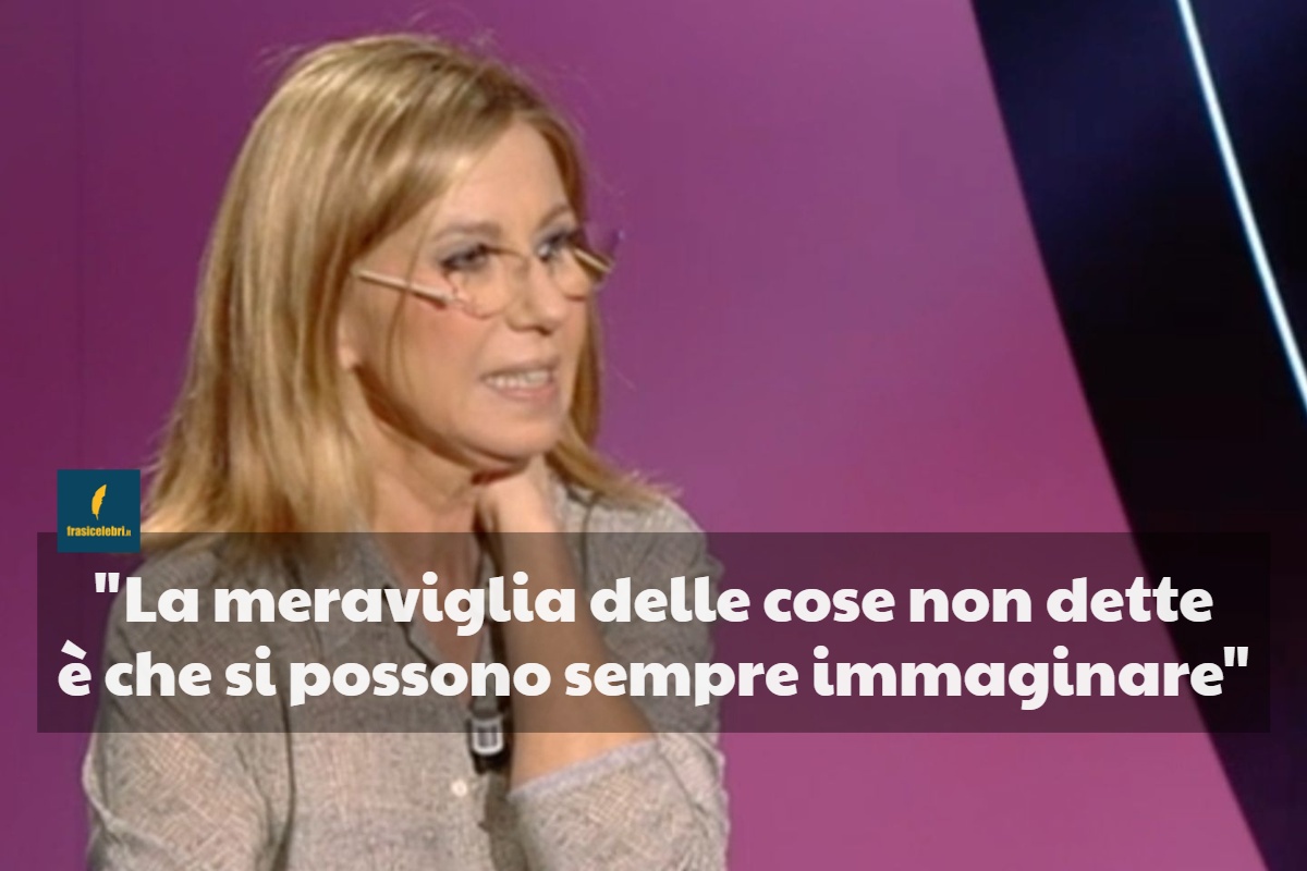 frase di Concita De Gregorio sul silenzio delle parole non dette
