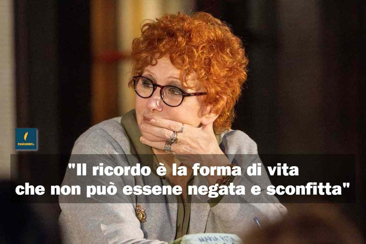 frase di Maria Rita Parsi sui ricordi