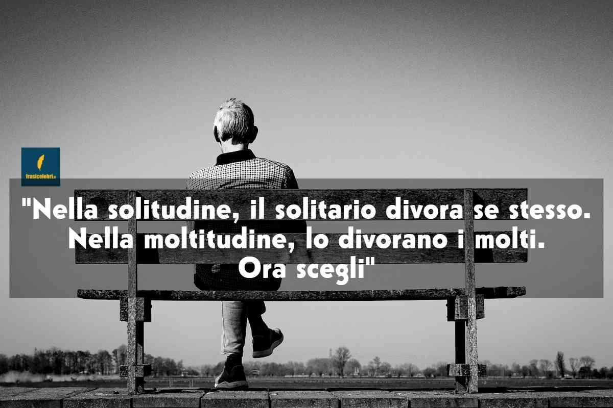 frase di Nietzsche che aiuta a liberarci per sempre dalla solitudine