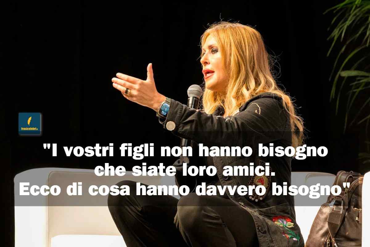 frase di Roberta Bruzzone che ci convince a non voler essere amici dei nostri figli