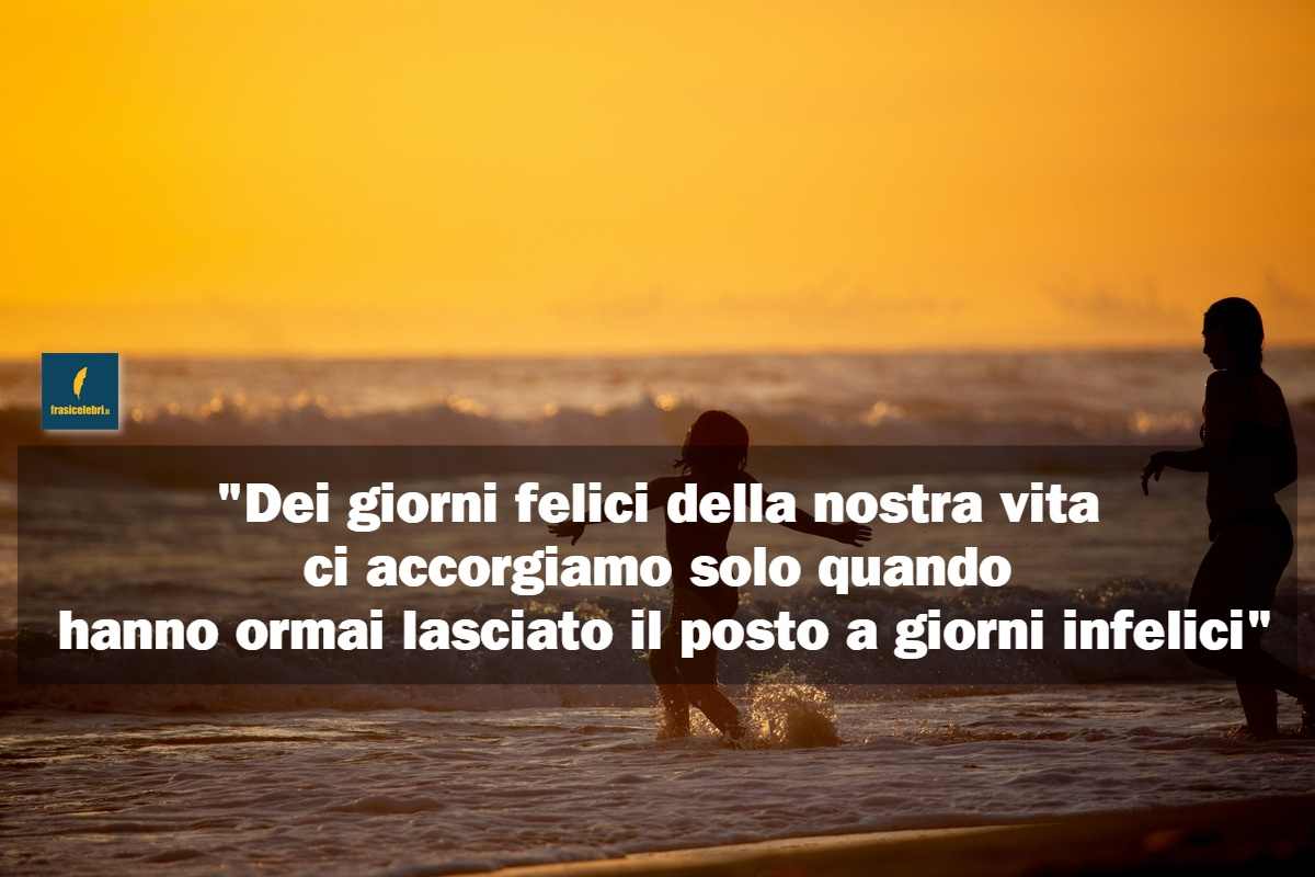 frase di Schopenhauer che ti mostra come riconoscere i momenti felici