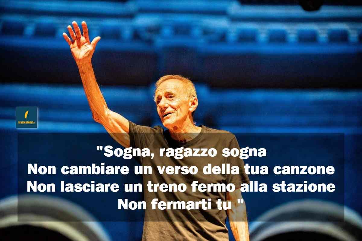 versi di Vecchioni che servono a tutti i genitori per esortare i figli