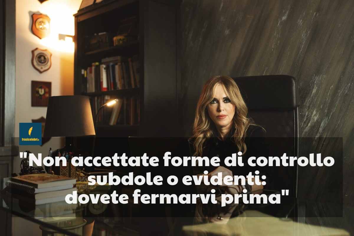 Frasi di Roberta Bruzzone sul controllo