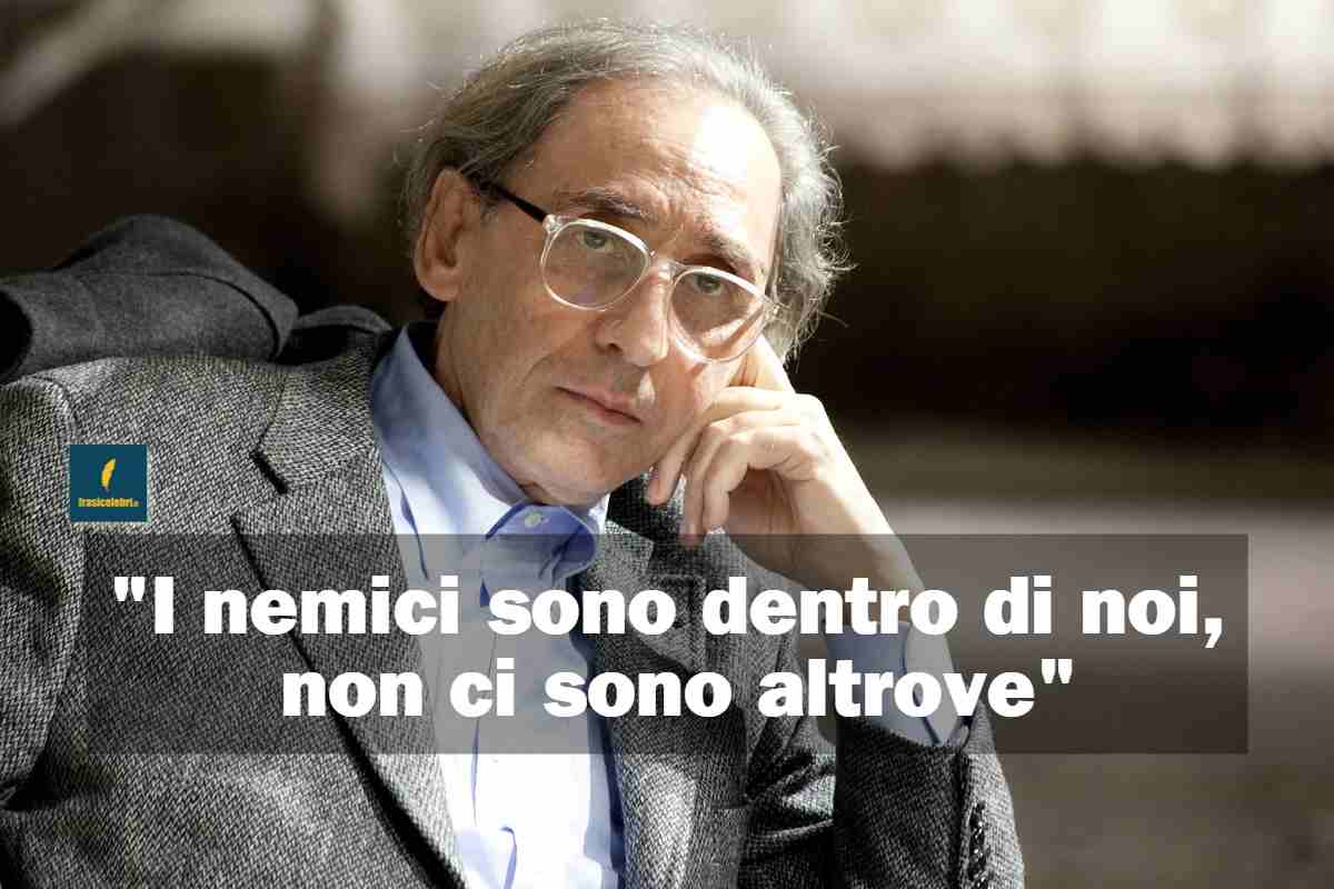 frasi di Battiato sul destino che ti fanno ritrovare la gioia e la pace