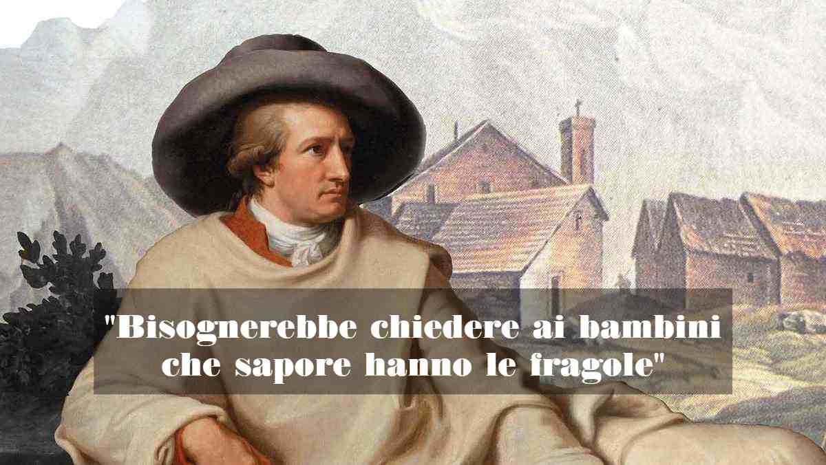 aforisma più inaspettato di Goethe sulla vita