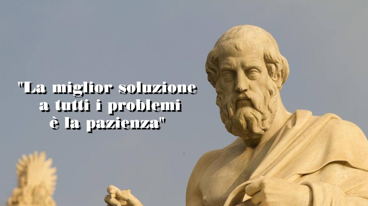 aforismi di Platone sulla pazienza