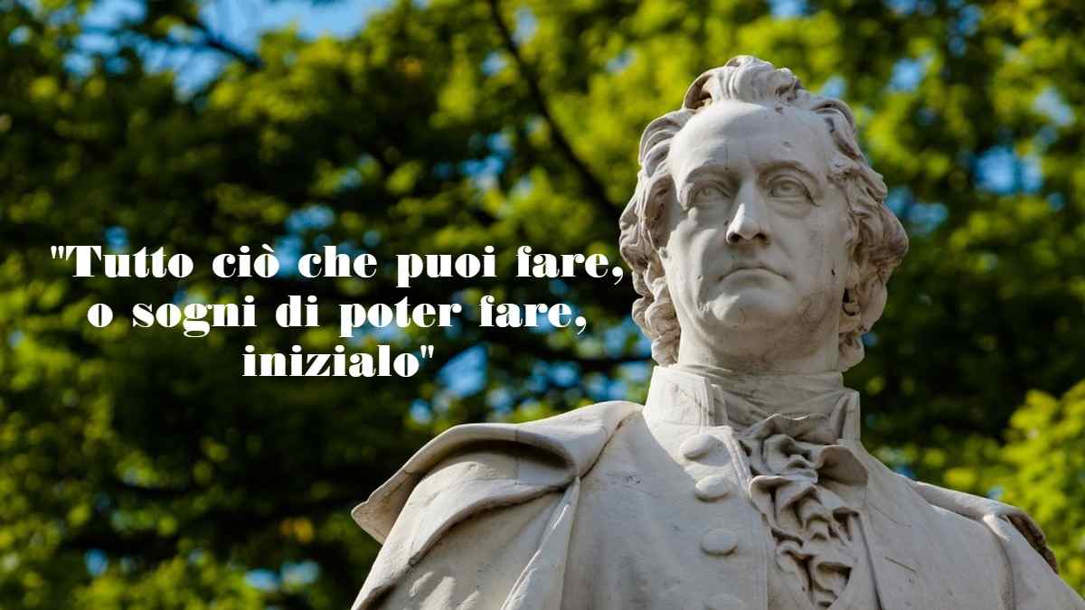 frasi di Goethe su come realizzare i tuoi sogni