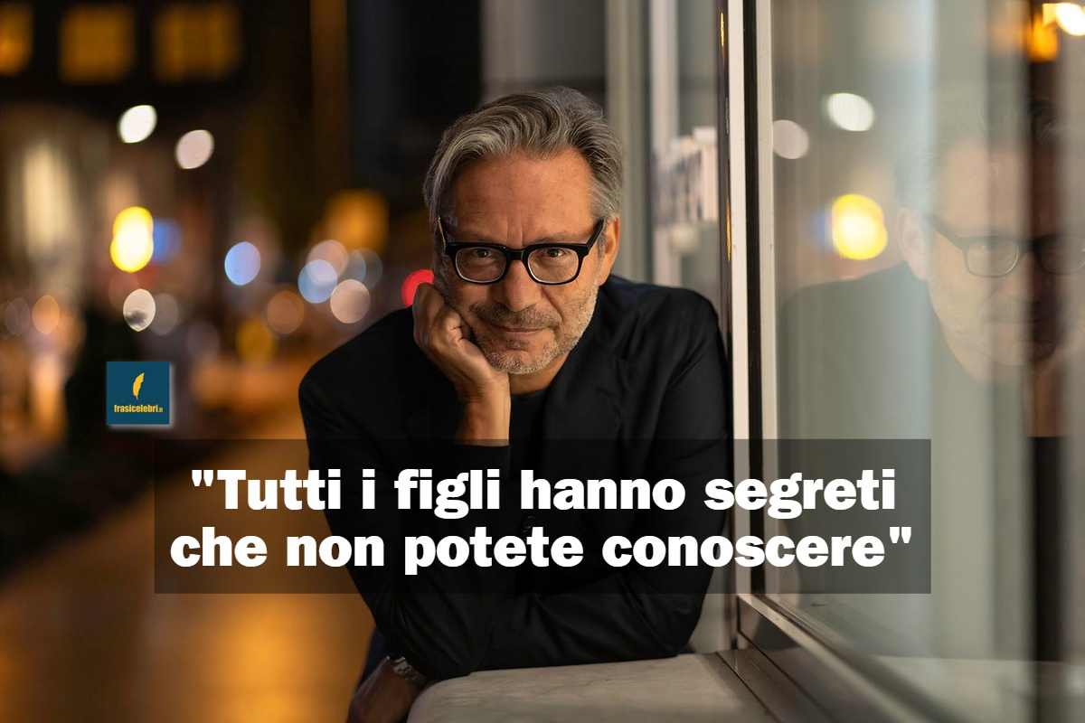 frase in cui Recalcati parla dei segreti dei figli