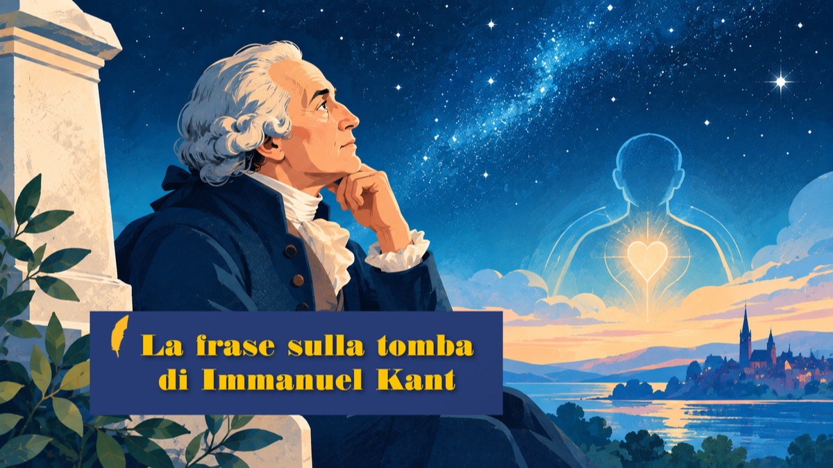 Perché Immanuel Kant volle sulla sua tomba la sua frase
