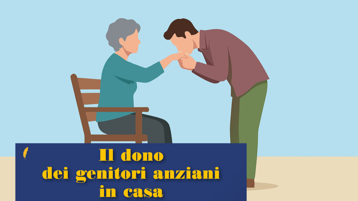 famiglie in cui abita un genitore anziano
