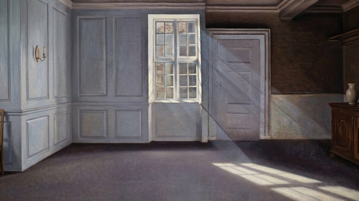 stanza in penombra
