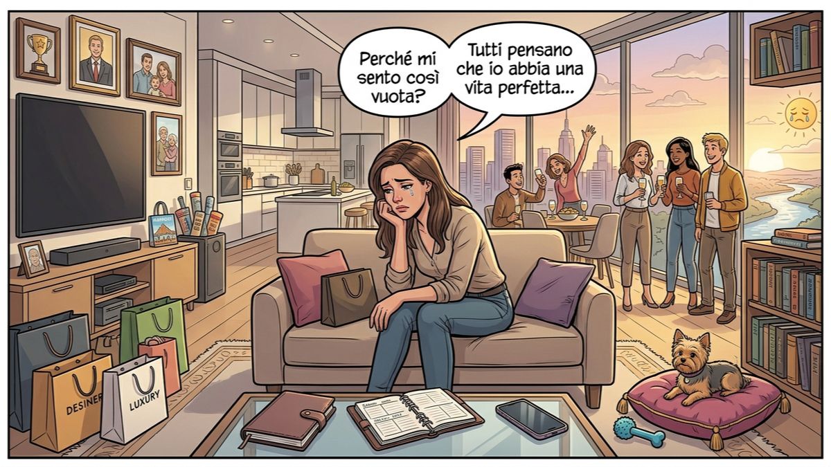 perché ci sentiamo infelici pur avendo tutto