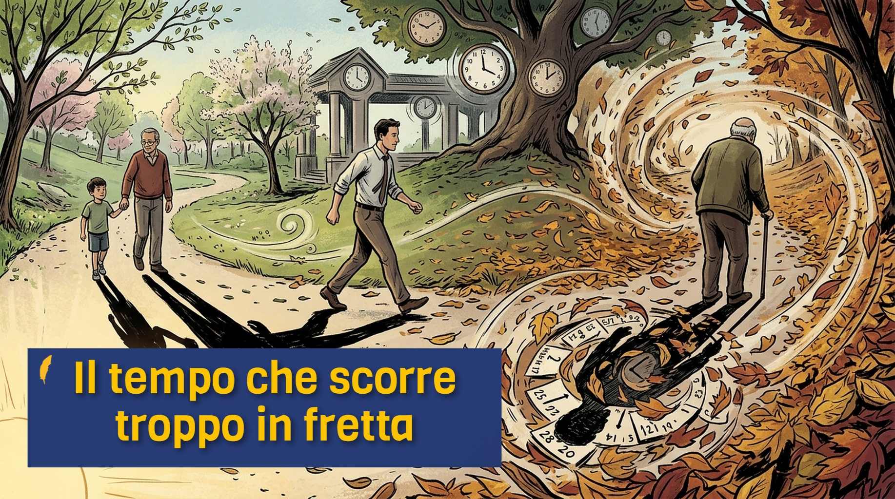 sembra che il tempo passi troppo in fretta