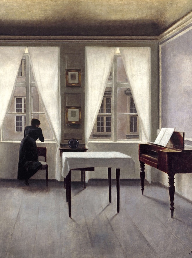 Vilhelm Hammershø, Interno, Strandgade 30